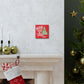 Merry Everything And A Happy Always Cute Christmas Tree Retro Style Christmas Canvas Gallery Wrap