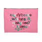 Candy Cane Wishes And Mistletoe Kisses Christmas Accessory Pouch Travel Bag