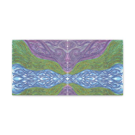 Purple Celestial Caden Caraco Art Canvas Gallery Wrap