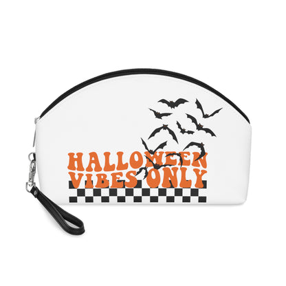 Halloween Vibes Bats Retro Style Halloween Cosmetic Makeup Travel Bag