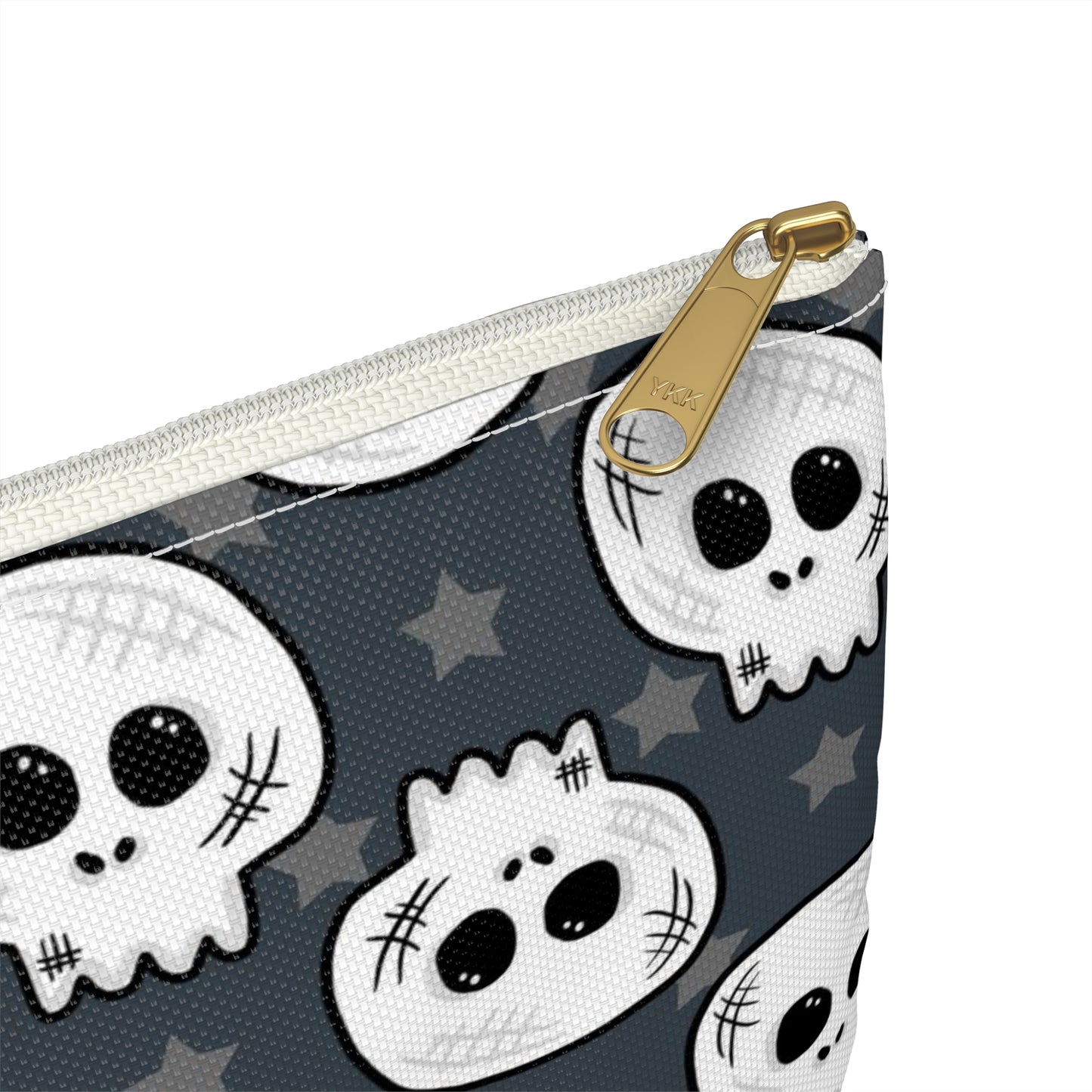 Skulls And Stars Halloween Print Polyester Accessory Pouch Travel Bag