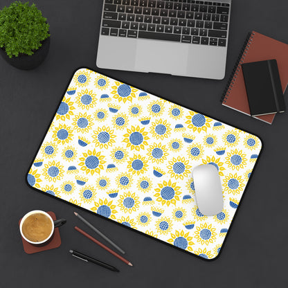 Ukranian Sunflowers Desk Mat - 3 size options