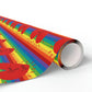 Love Is Love Heart Rainbow Pride Holiday Gift Wrap Paper - Glossy Or Matte