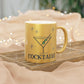 Martini Cocktails Atomic Retro Style Gold Metallic Mug