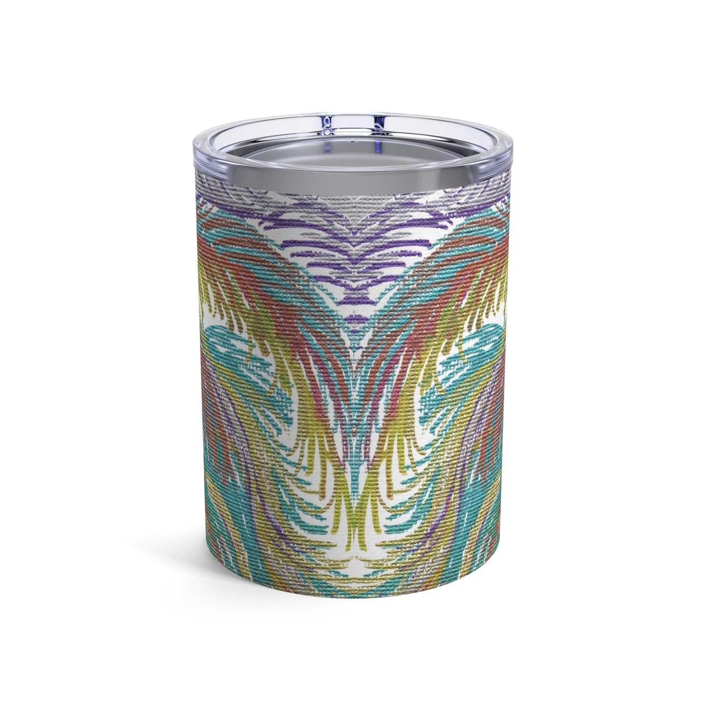 Space Feathers 4 Caden Caraco Art Print Modern Art Stainless Steel Tumbler 10oz