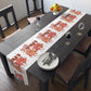 Fall Vibes Leaf Friends Retro Style Fall Autumn Decor Table Runner