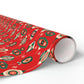 Atomic Retro Christmas Ornaments Atomic Retro Style Christmas Holiday Gift Wrap Paper - Glossy Or Matte