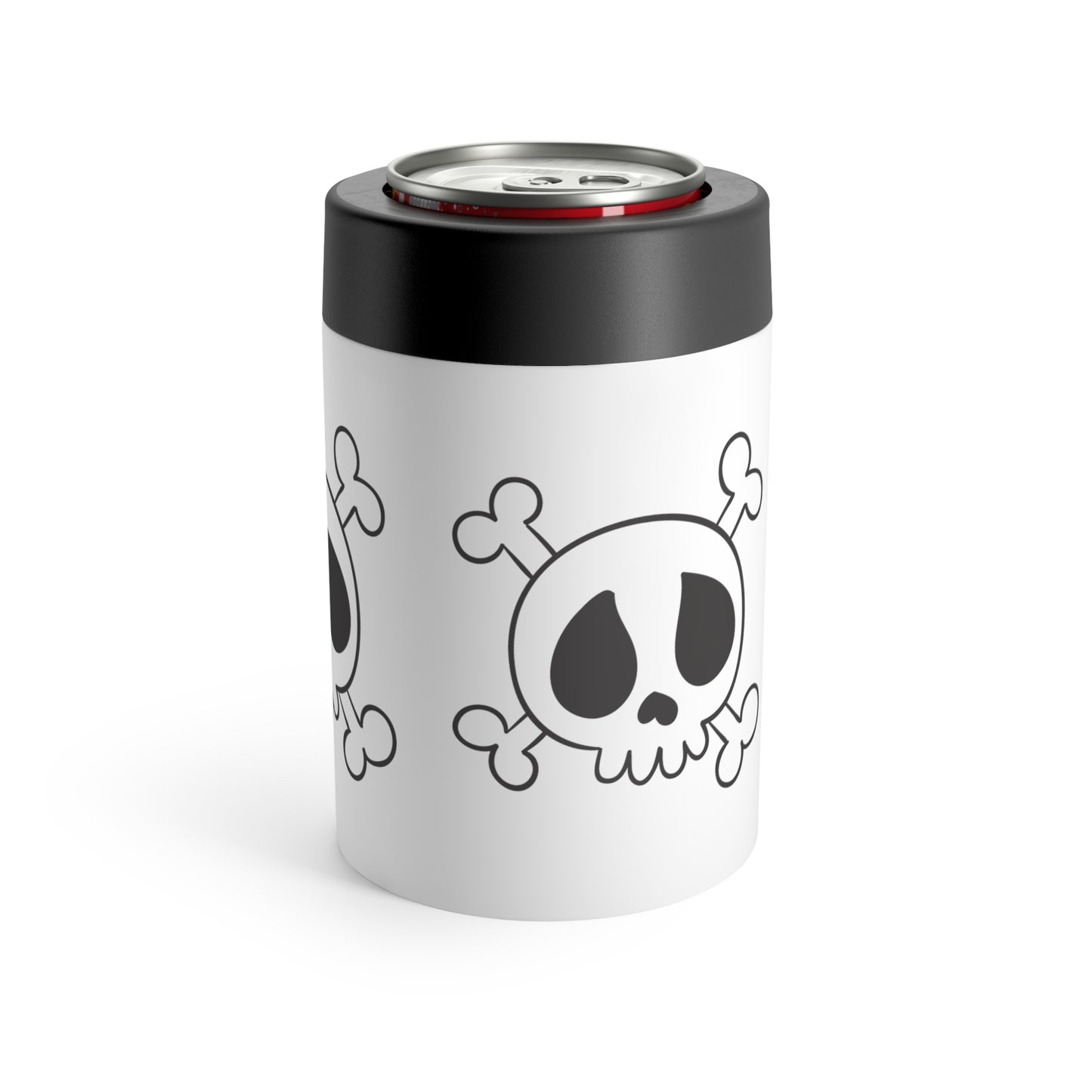 Halloween Skulls Stainless Steel Can Holder