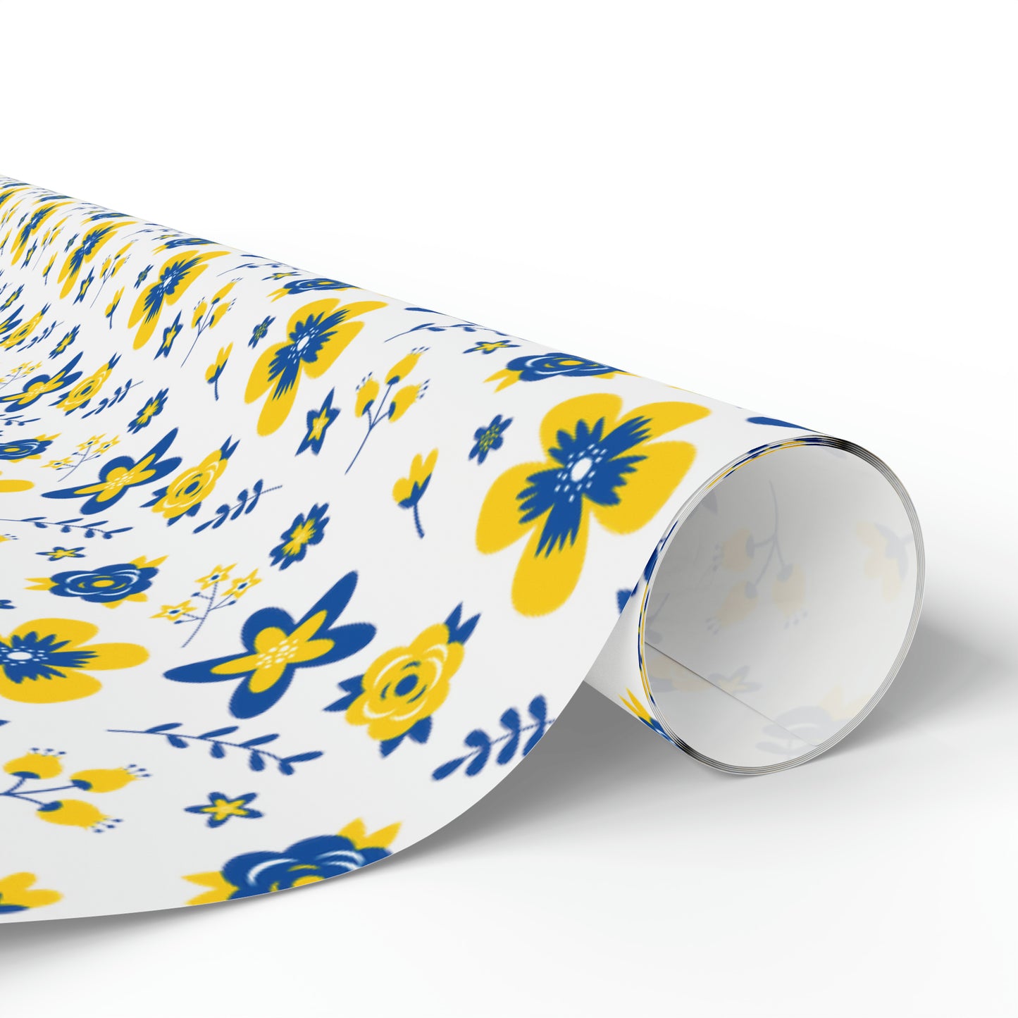 Ukranian Country Flowers Spring Holiday Gift Wrap Paper - Glossy Or Matte