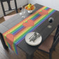 Rainbow Love Pride Cotton Poly Table Runner