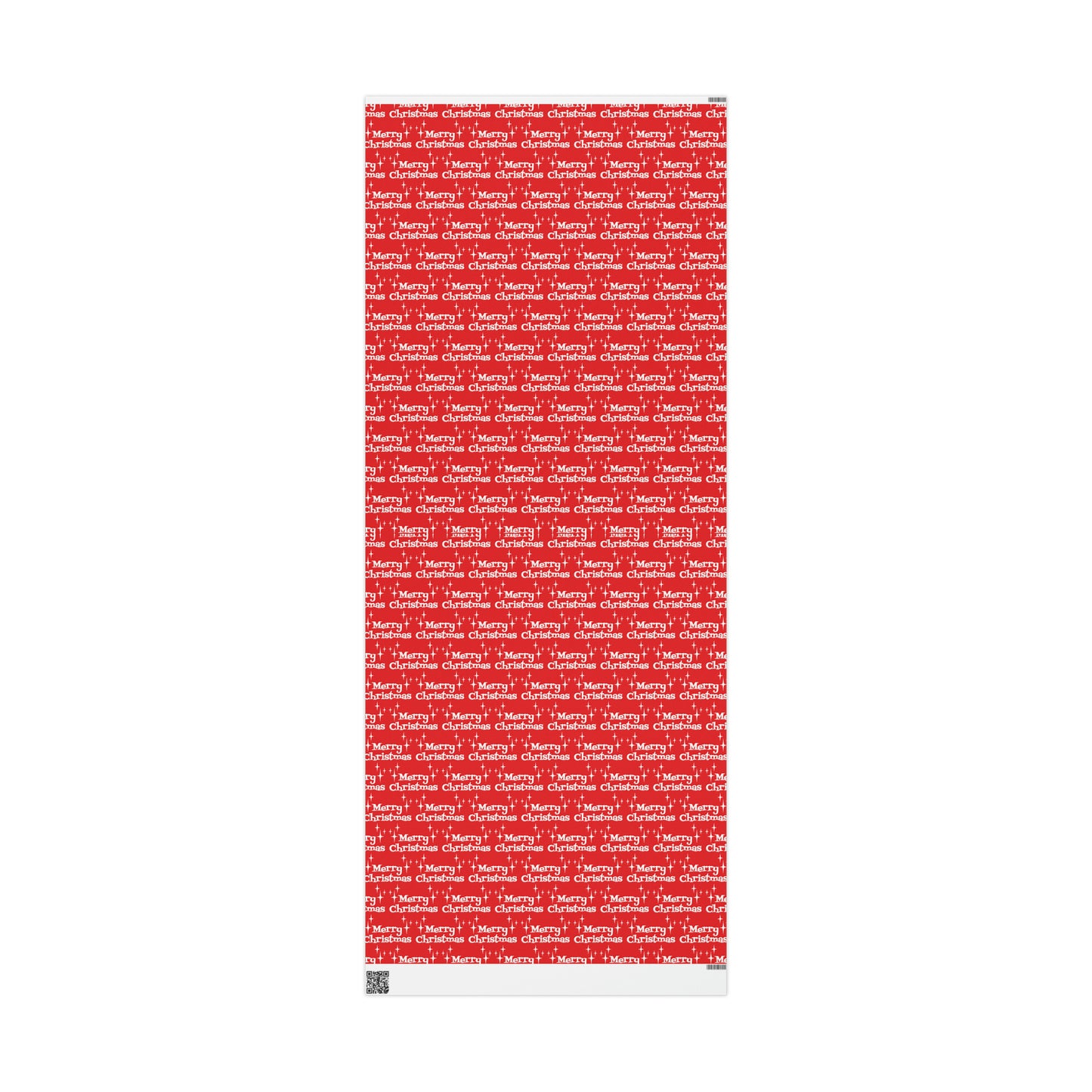 Merry Christmas Starburst Red Atomic Mid Century Retro Christmas Style Holiday Gift Wrap Paper - Glossy Or Matte