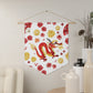 Lunar New Year Of The Dragon Spring Festival Print Wall Hanging Banner Flag