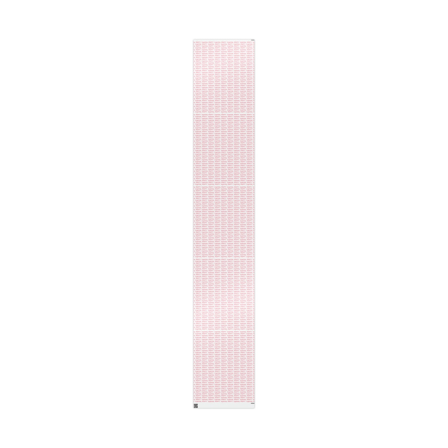 Happy Easter Pink And White Atomic Retro Style Holiday Gift Wrap Paper - Glossy Or Matte