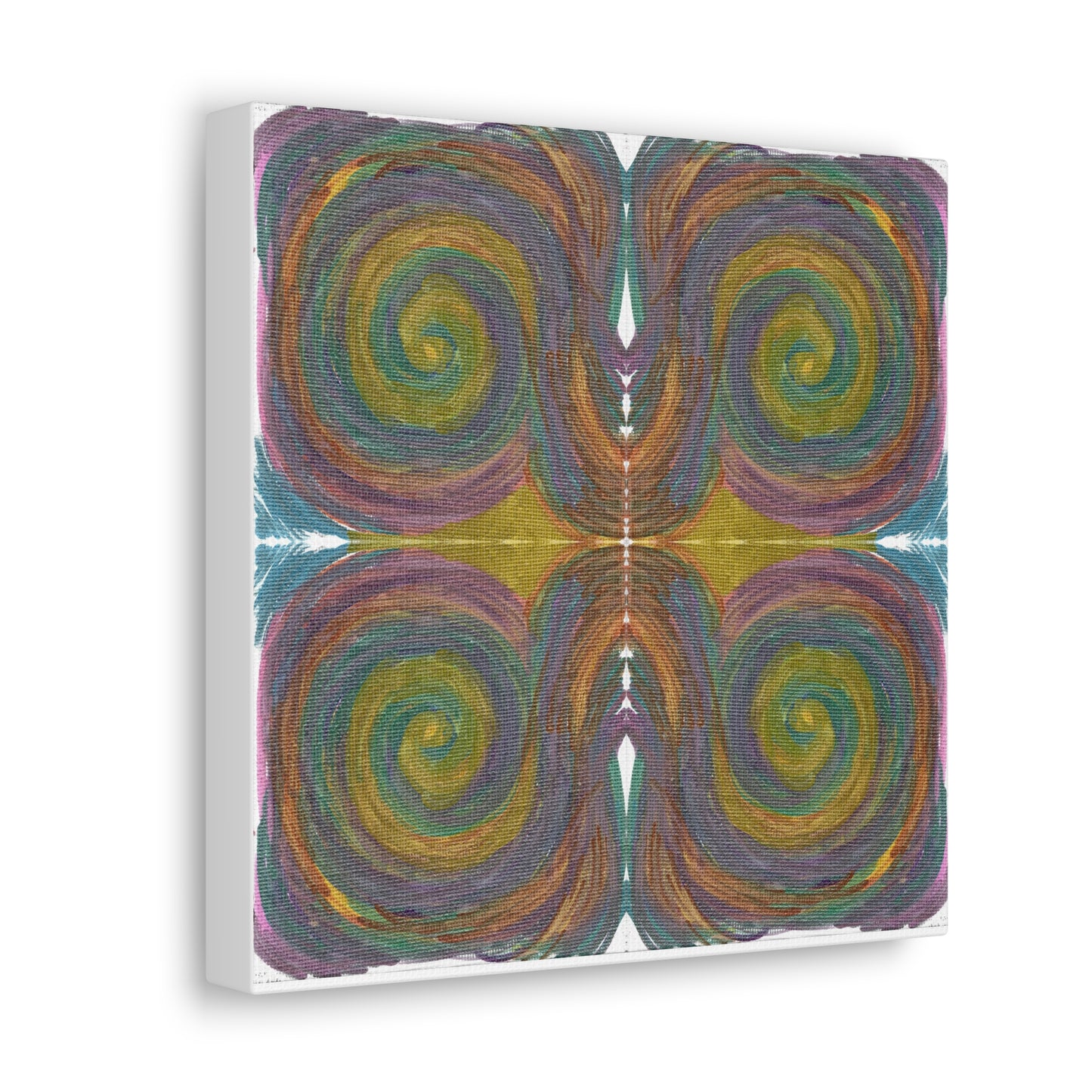 Solar Spirals Mosaic Caden Caraco Canvas Gallery Wrap