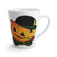 Scarecrows Halloween Retro Print Latte Mug