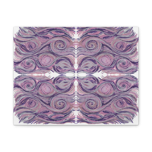 Purple Winds Mosaic Caden Caraco Art Canvas Gallery Wraps