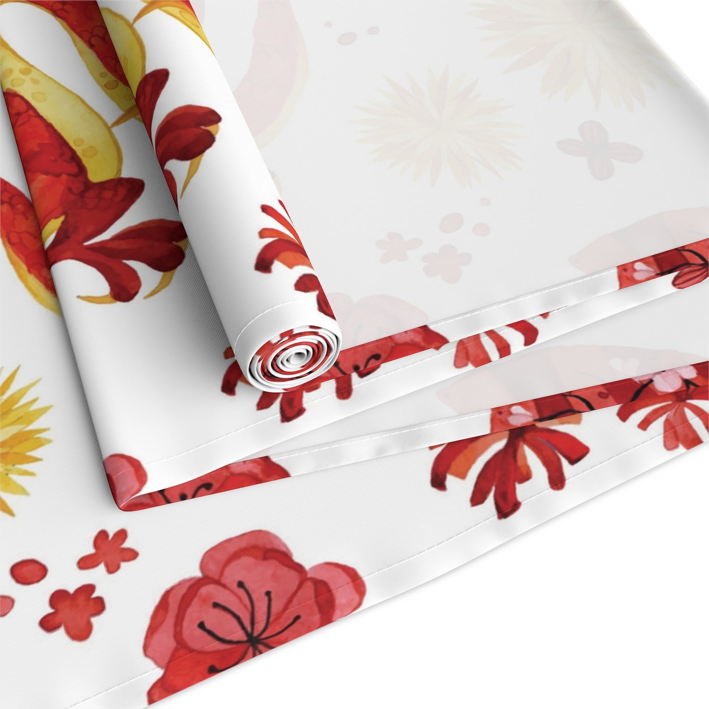 Lunar New Year Of The Dragon Spring Festival Holiday Table Runner - Cotton Or Polyester