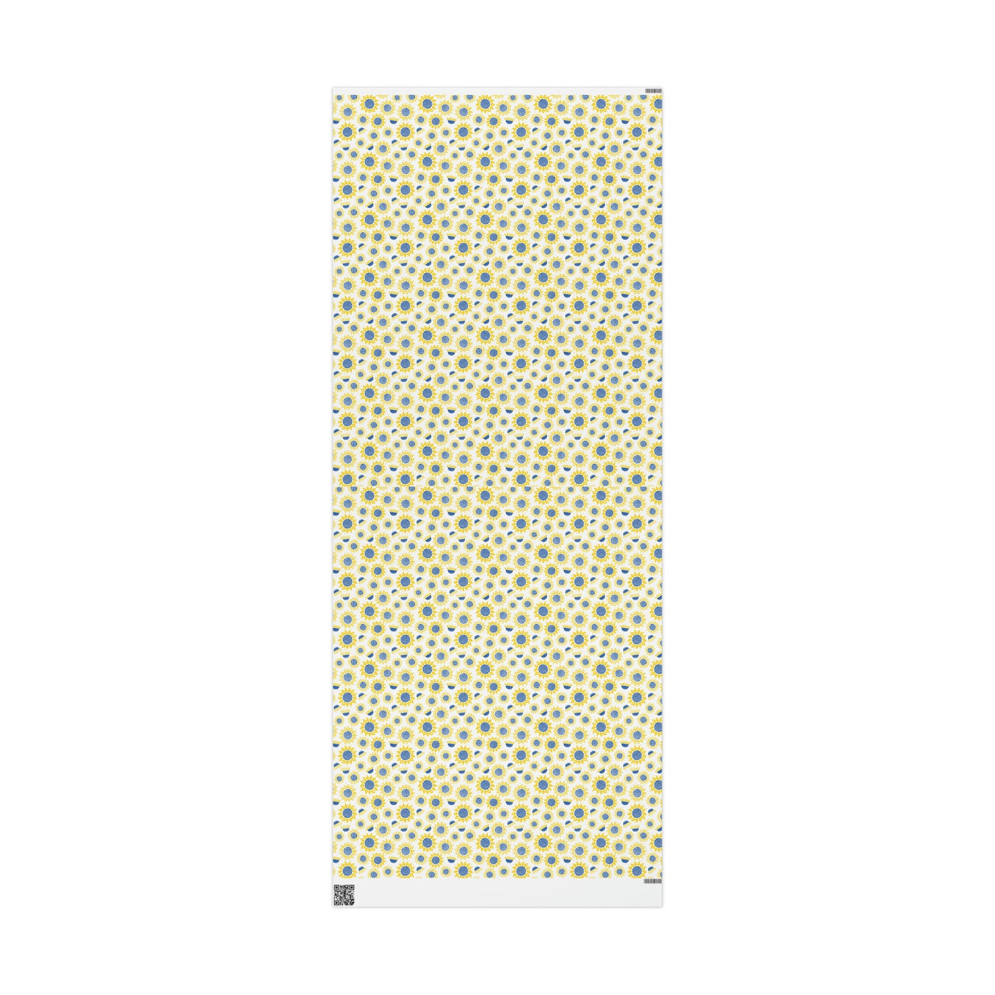 Ukranian Sunflowers Spring Print Holiday Gift Wrap Paper - Glossy Or Matte