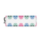 Pastel Skulls Halloween Travel Cosmetic Makeup Bag