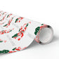 Merry Christmas Santa Mid Century Retro Christmas Style Holiday Gift Wrap Paper - Glossy Or Matte