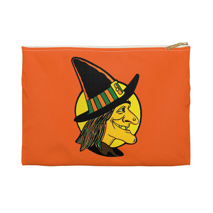 Halloween Witch Retro Halloween Print Polyester Accessory Pouch Travel Bag