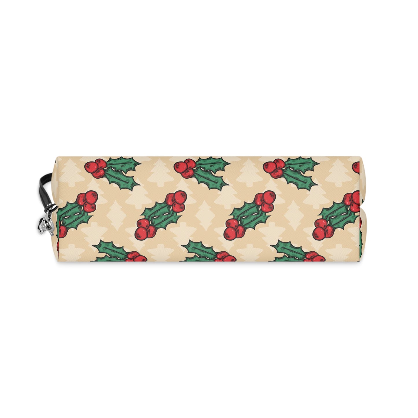 Cute Christmas Holly Christmas Travel Cosmetic Makeup Bag