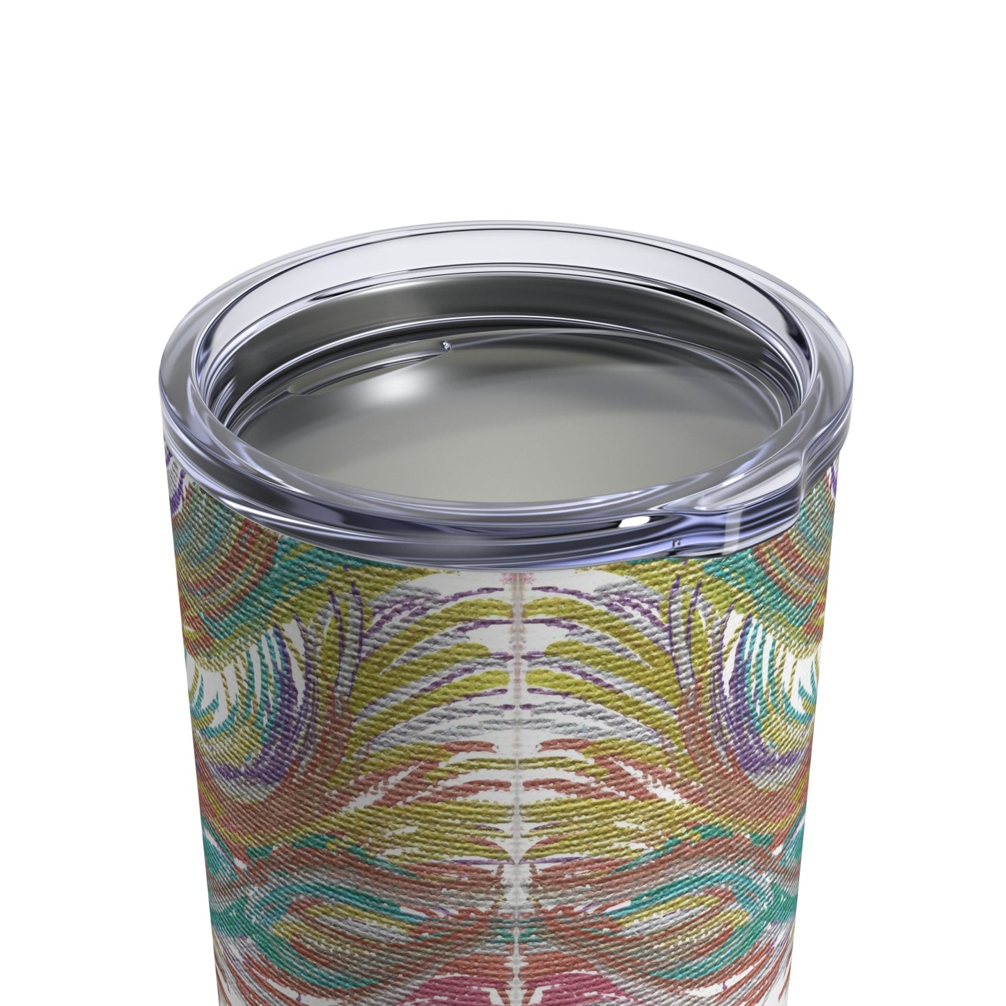 Space Feathers 4 Caden Caraco Art Print Modern Art Stainless Steel Tumbler 10oz