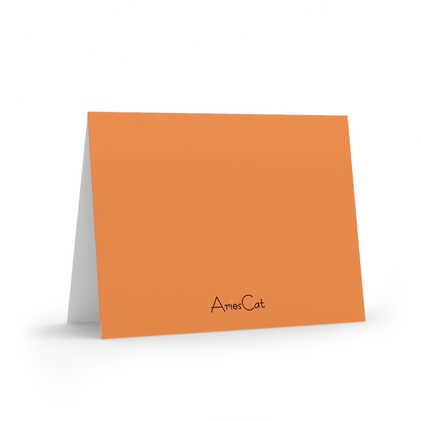 Mimosas Brunch Atomic Mid Century Retro Style Orange Matte Greeting Cards (8, 16, and 24 pcs)