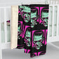 Frankenstein Monster Gothic Horror Retro Halloween Print Sherpa Fleece Blanket