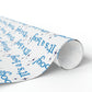 It's A Boy Starburst Atomic Retro Style Baby Shower Gift Wrap Paper - Glossy Or Matte