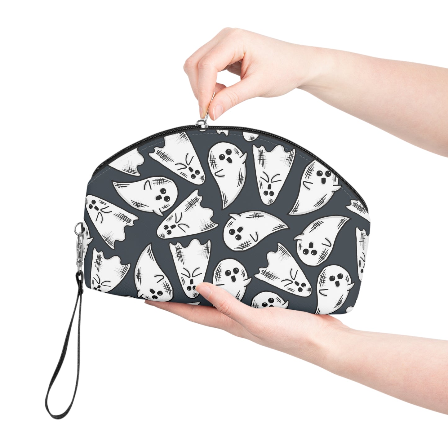 Cute Halloween Ghosts Print Travel Cosmetic Makeup Bag