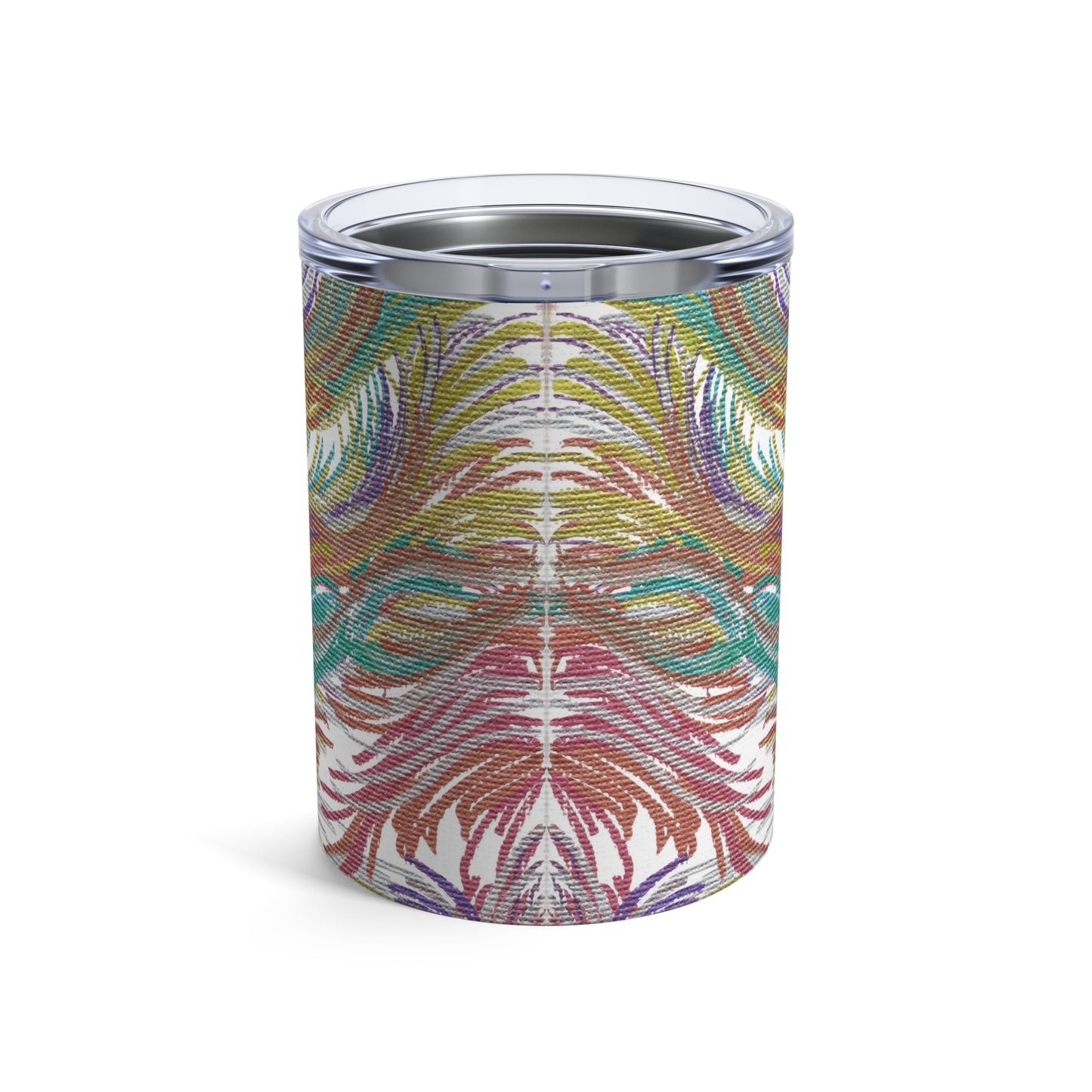 Space Feathers 4 Caden Caraco Art Print Modern Art Stainless Steel Tumbler 10oz