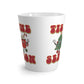 Tis The Season Christmas Tree Peppermint Drink Retro Style Christmas Latte Coffee Mug