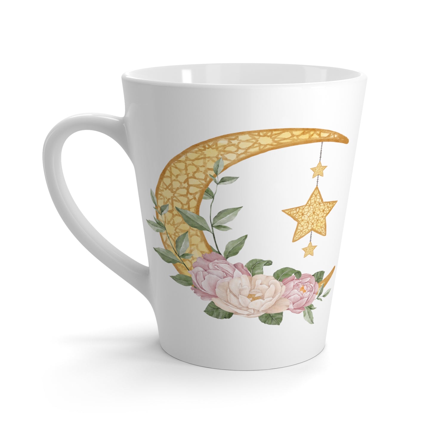 Crescent Moon Star Latte Mug