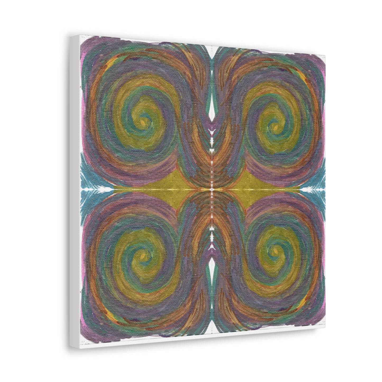 Solar Spirals Mosaic Caden Caraco Canvas Gallery Wrap