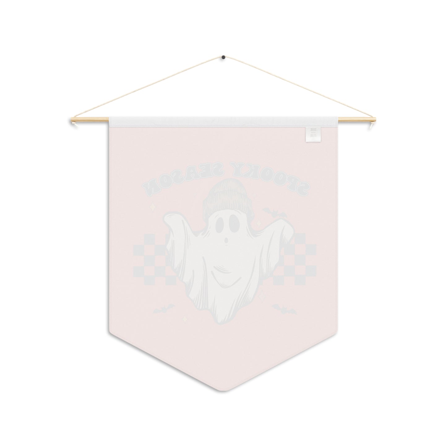 Spooky Season Halloween Ghost Wall Hanging Banner Flag