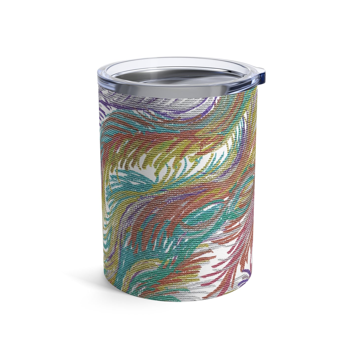 Space Feathers 4 Caden Caraco Art Print Modern Art Stainless Steel Tumbler 10oz