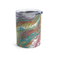 Space Feathers 4 Caden Caraco Art Print Modern Art Stainless Steel Tumbler 10oz