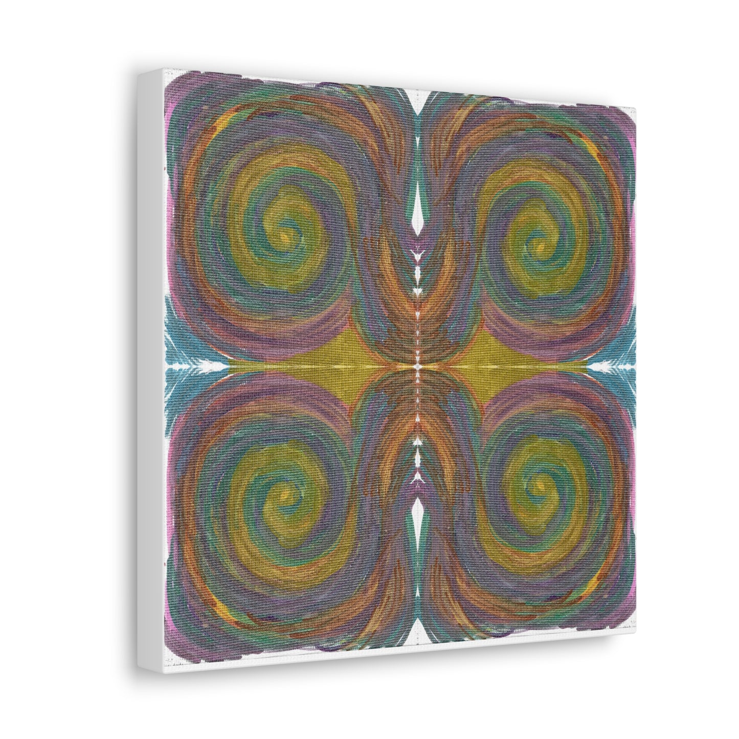 Solar Spirals Mosaic Caden Caraco Canvas Gallery Wrap