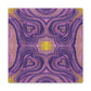 Purple Love Frequency Mosaic Caden Caraco Canvas Gallery Wrap