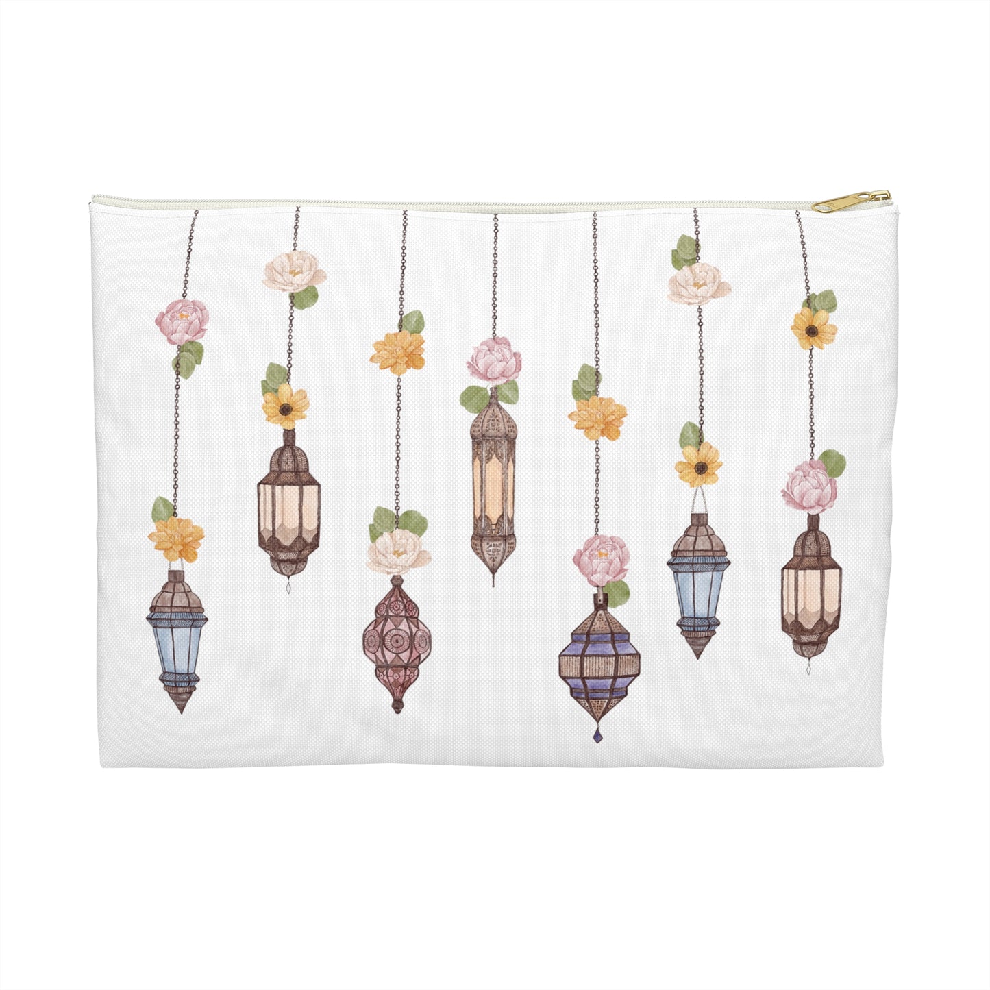 Festival Arabic Lanterns Accessory Pouch Travel Bag