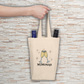 Mimosas Wine Bottle Holder Bag Sunday Brunch Double Bottle Canvas Bag Atomic Era Retro Style