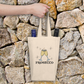 Prosecco Wine Bottle Holder Bag Double Bottle Tote Atomic Era Retro Style