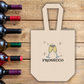 Prosecco Wine Bottle Holder Bag Double Bottle Tote Atomic Era Retro Style