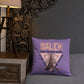 Salem Witches Union Purple Square Pillow