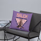 Salem Witches Union Purple Square Pillow