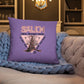 Salem Witches Union Purple Square Pillow