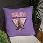 Salem Witches Union Purple Square Pillow