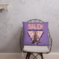 Salem Witches Union Purple Square Pillow