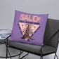 Salem Witches Union Purple Square Pillow